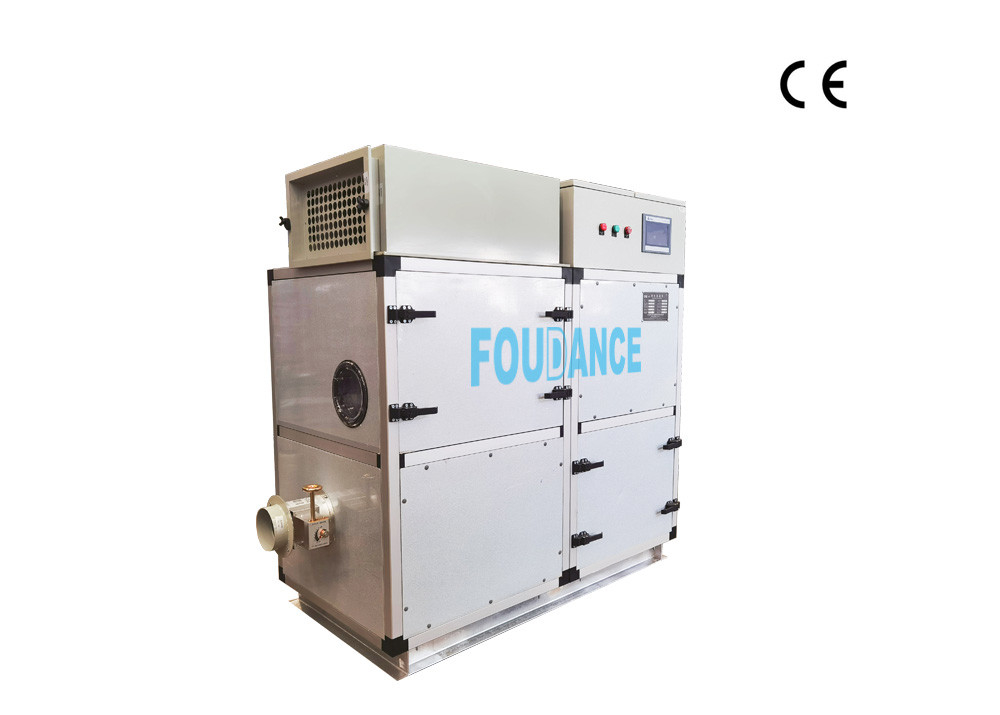Déshumidificateur de déshumidificateur industriel à roue rotative de gel de silice de 1000 m3/h